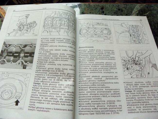 Opel Vectra i Calibra Sam naprawiam samochód .