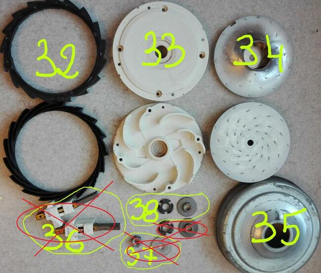 Odkurzacz Electrolux Ultrasilencer Z3378-NA CZĘŚCI!