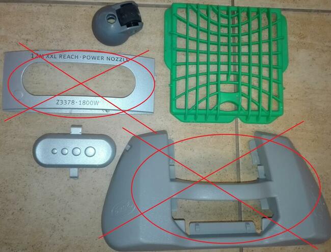 Odkurzacz Electrolux Ultrasilencer Z3378-NA CZĘŚCI!