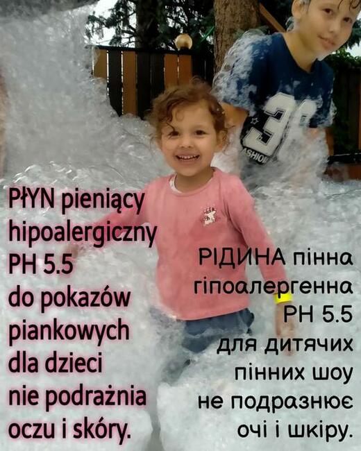 Wytwornica generator piany pokaz piana