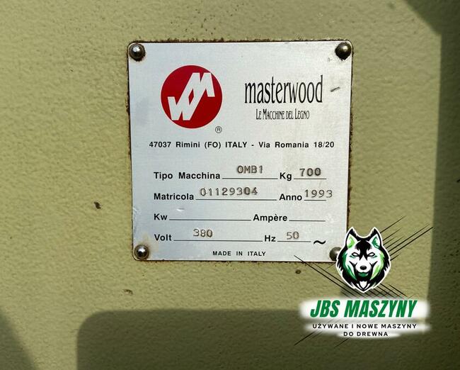 Dłutarka podwójna oscylacyjna grzebieniowa MASTERWOOD