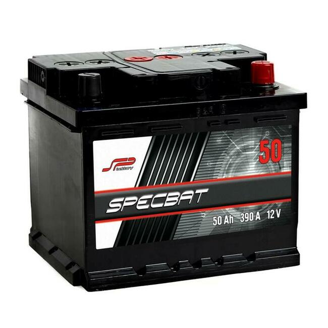 Akumulator SPECBAT 50Ah 390A EN PRAWY PLUS 668x648x053