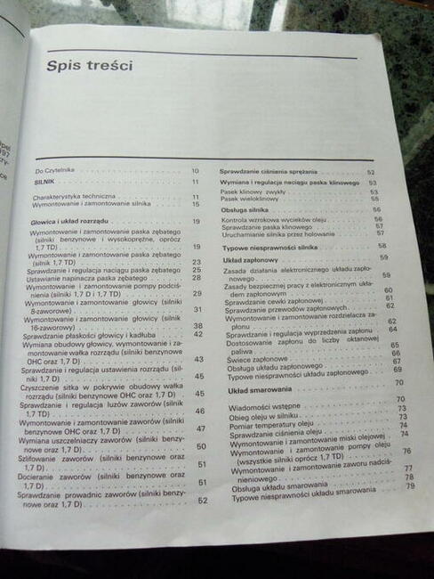 Opel Vectra i Calibra Sam naprawiam samochód .