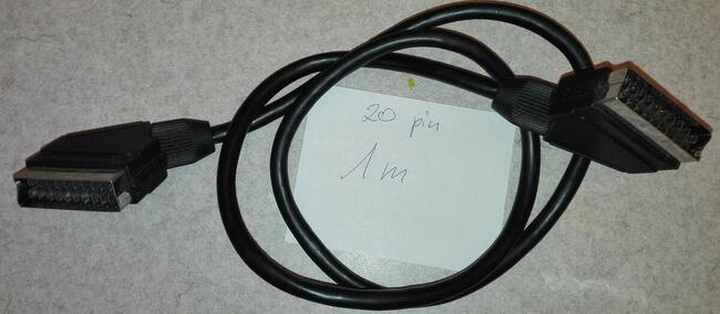 Kabel Euro SCART (Euro) - SCART (Euro) / 4 x RCA (cinch)