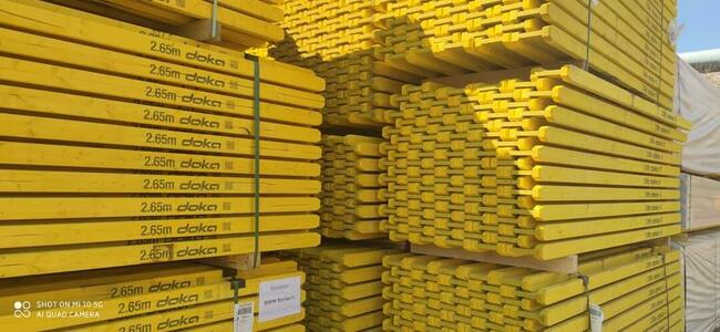 Szalunki Dźwigar Blaty DOKA Stemple Skejka Słupki BHP