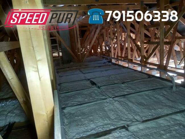 izolacje Piana PUR Wiązary Poddasze Strop Police Ocieplanie