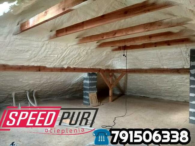 izolacje Piana PUR Wiązary Poddasze Strop Police Ocieplanie