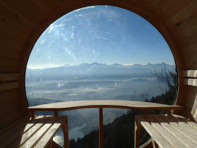 Sauna Beczka ogrodowa Discovery Ø 2 m ganek przedsionek piec