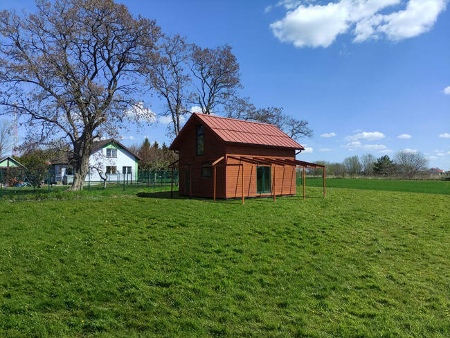 Dom szkieletowy całoroczny ocieplony parter + poddasze