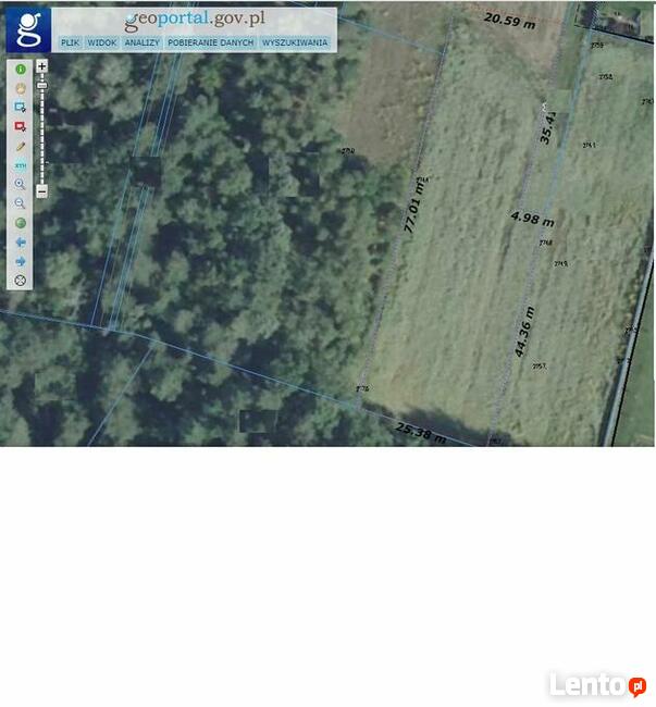 Działka budowlana Górno