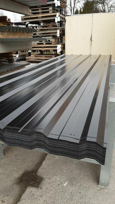 Blacha Trapezowa T-18 Czarny Połysk 2 Gatunek