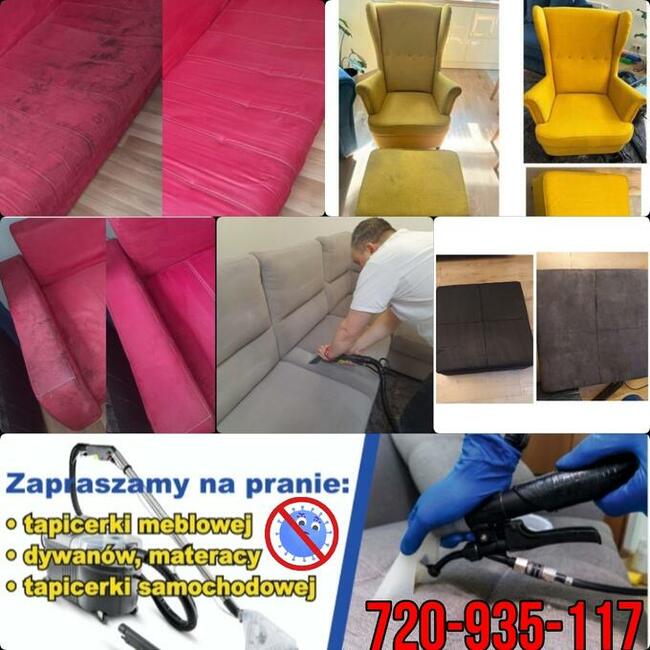 Pranie Tapicerki Meblowej i Samochodowej!