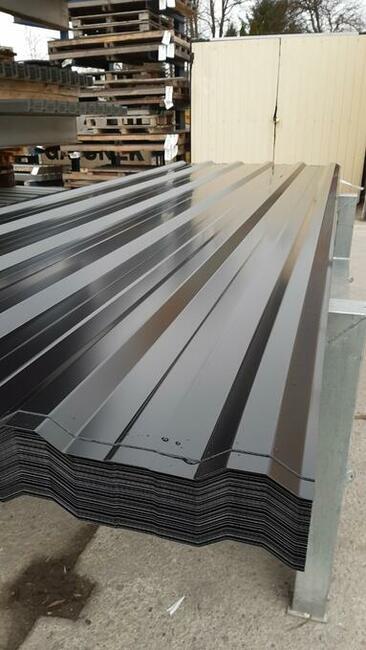 Blacha Trapezowa T-18 Czarny Połysk 2 Gatunek