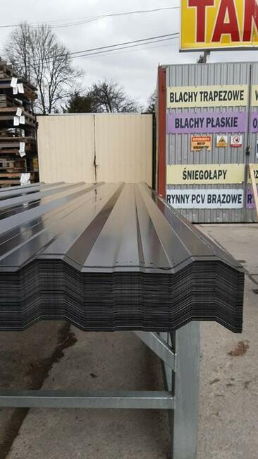 Blacha Trapezowa T-18 Czarny Połysk 2 Gatunek
