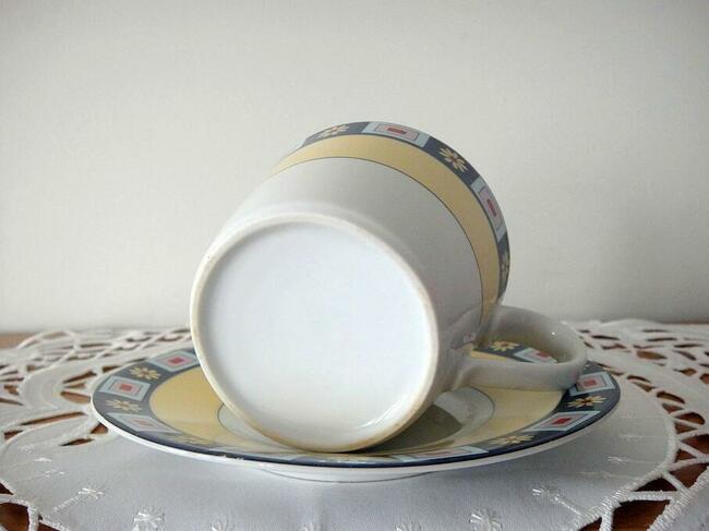 Zestaw do kawy herbaty sygnowany wytwórnią Wawel