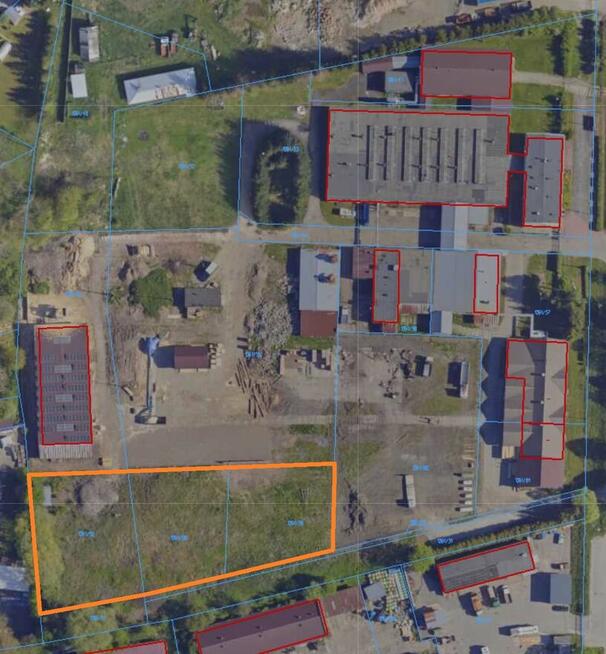 działki Lesko ul. Przemysłowa 11