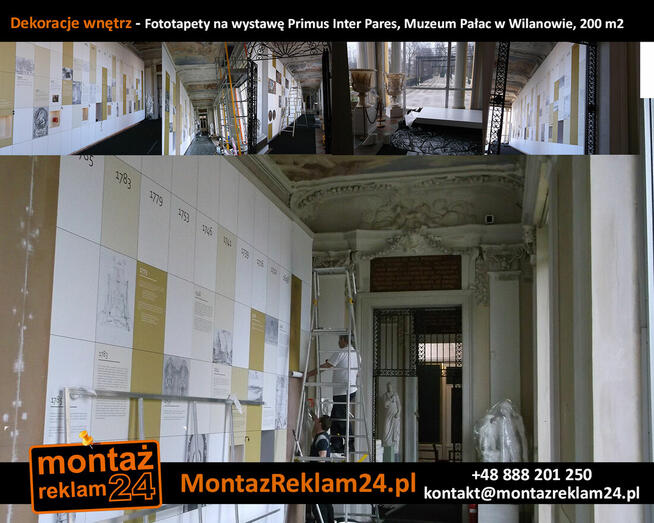 Wystrój wnętrz biur w dekoracje Warszawa | MontazReklam24.pl