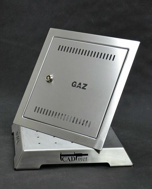 Drzwiczki rewizyjne gazowe 300x300 INOX BP