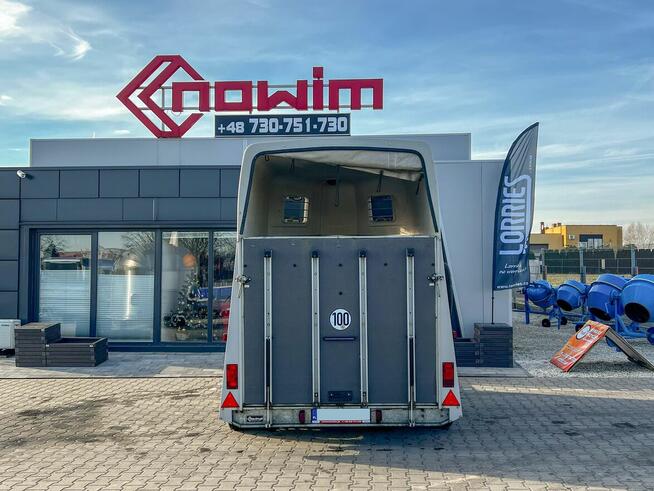 przyczepa do koni używana koniara końska koniowóz 2 konna