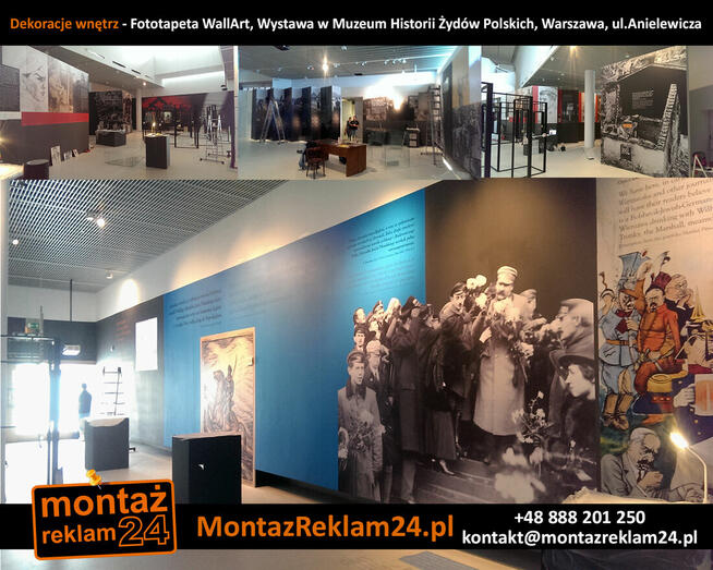 Wystrój wnętrz biur w dekoracje Warszawa | MontazReklam24.pl