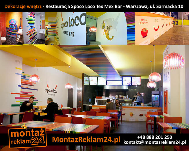 Druk i naklejanie fototapet Warszawa | MontazReklam24.pl