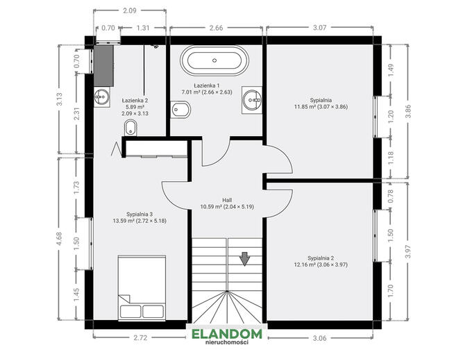 Bliźniak gotowy do zamieszkania Góraszka