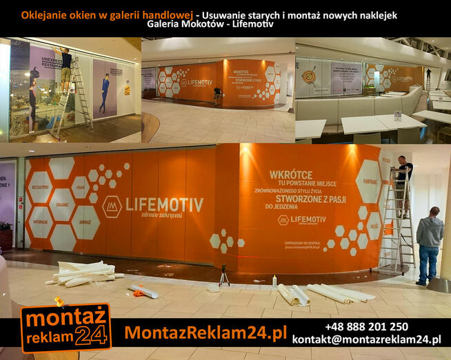 Oklejanie Okien Warszawa | MontazReklam24.p