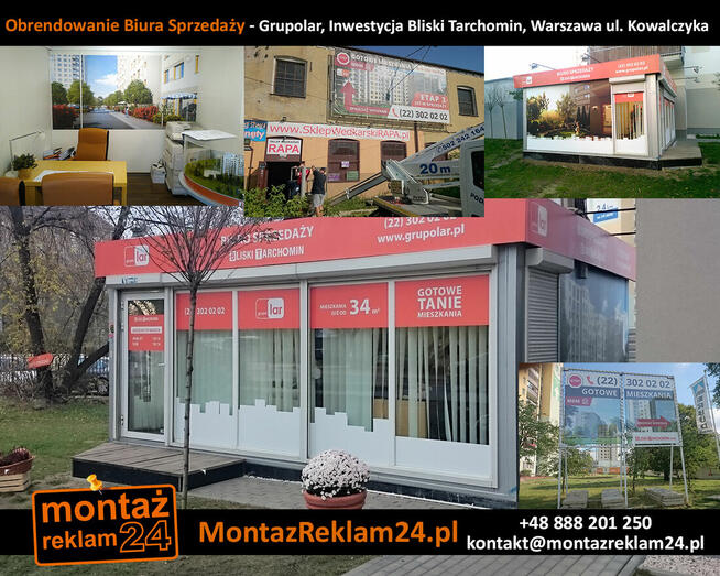 Oklejanie Okien Warszawa | MontazReklam24.p