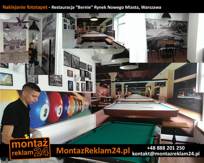 Wystrój wnętrz biur w dekoracje Warszawa | MontazReklam24.pl