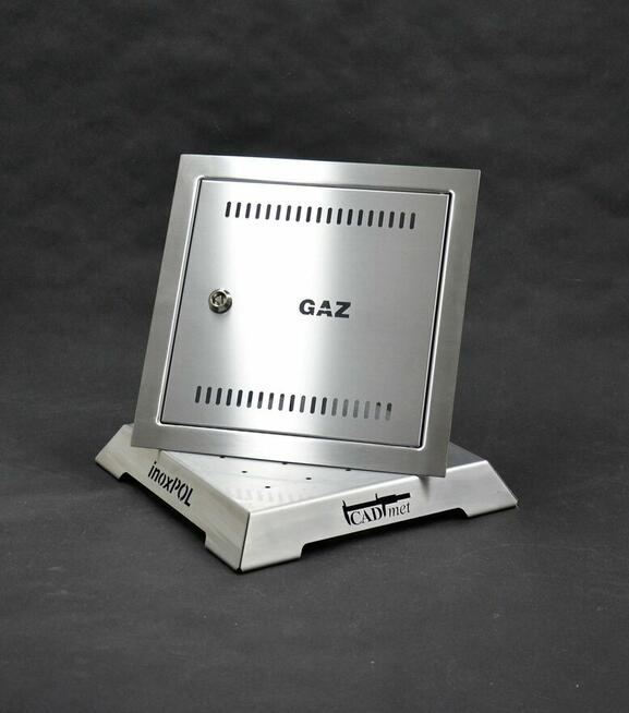 Drzwiczki rewizyjne gazowe 250x250 INOX BP