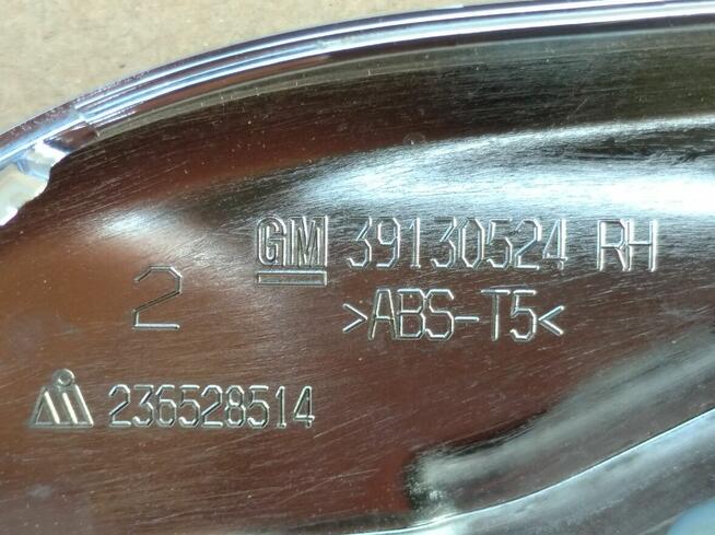 Opel Astra K 5 V listwa chrom deko atrapa gill gril 39130524