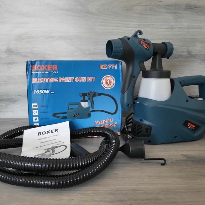 Pistolet Natryskowy do Malowania Kompresor Boxer 1650W