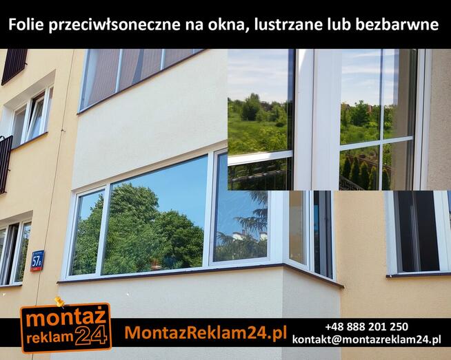 Oklejanie Okien Warszawa | MontazReklam24.p