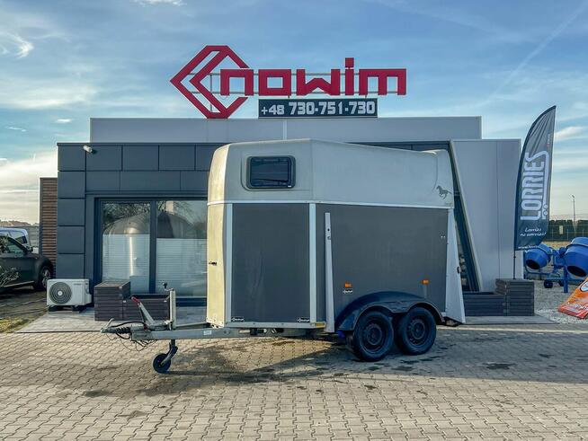 przyczepa do koni używana koniara końska koniowóz 2 konna