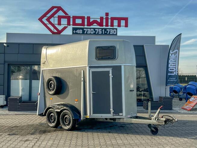 przyczepa do koni używana koniara końska koniowóz 2 konna