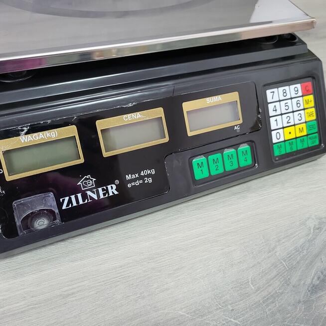 Waga Sklepowa Elektroniczna Targowa Kalkulacyjna 40kg 5g