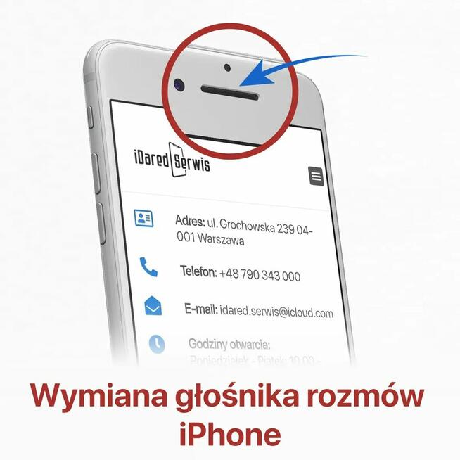 Naprawa głośnika iPhone - iDared Serwis