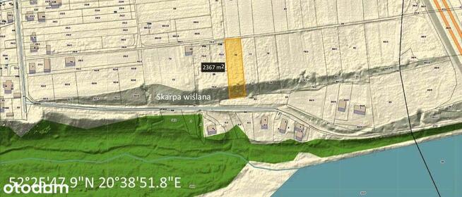 2369 m2 na wysokim brzegu Wisły. Widok na Warszawę