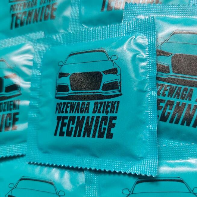 Prezerwatywy z nadrukiem Audi - kpl. 2szt.