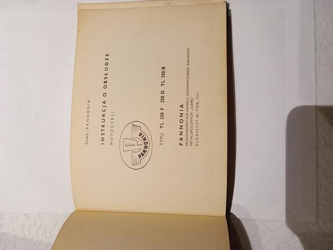 Instrukcja motocykla Pannonia 250