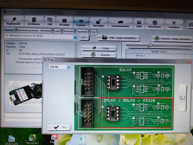 AKL wszystkie klucze zgubione Mitsubishi Lancer