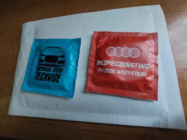 Prezerwatywy z nadrukiem Audi - kpl. 2szt.