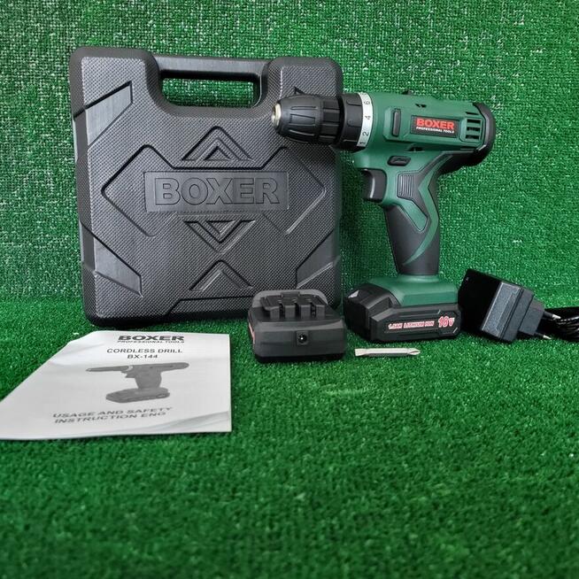 Wiertarko Wkrętarka Akumulatorowa Boxer 18V 2x2.0Ah