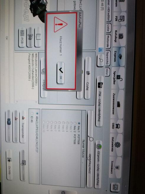 AKL wszystkie klucze zgubione Mitsubishi Lancer