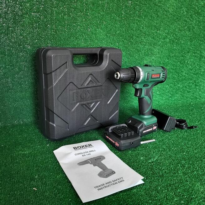 Wiertarko Wkrętarka Akumulatorowa Boxer 18V 2x2.0Ah