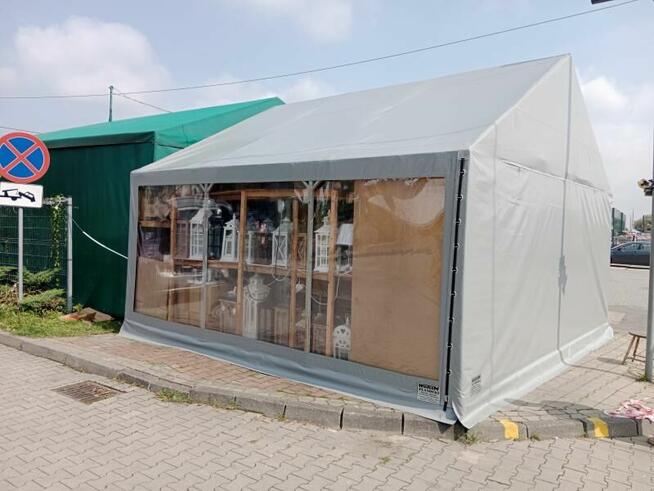 Plandeka z oknem na wymiar do altany i tarasu