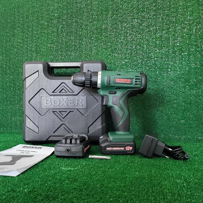 Wiertarko Wkrętarka Akumulatorowa Boxer 18V 2x2.0Ah