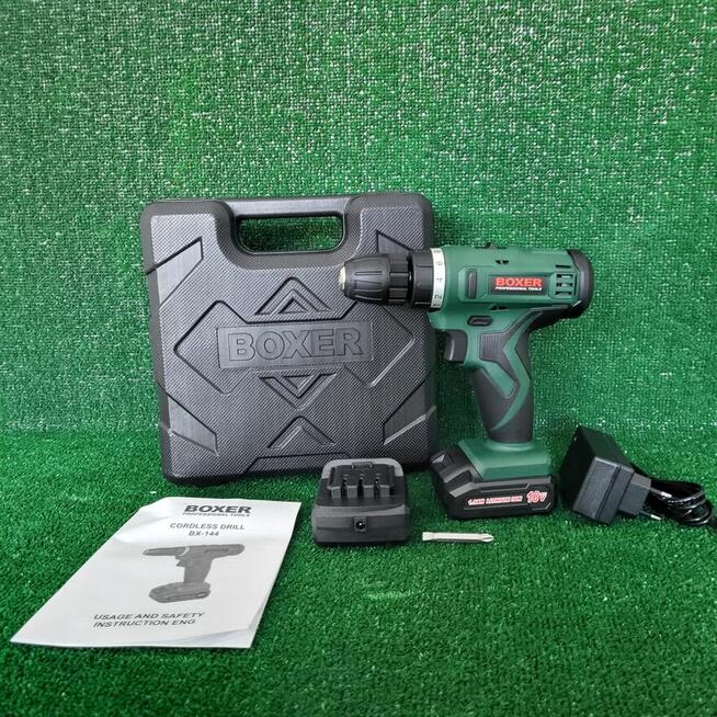 Wiertarko Wkrętarka Akumulatorowa Boxer 18V 2x2.0Ah