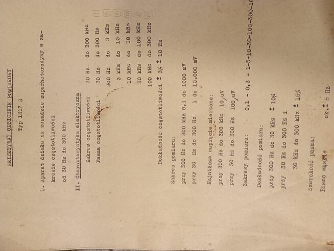 Selektywny odbiornik pomiarowy Orion TT 1301 Selective Measu