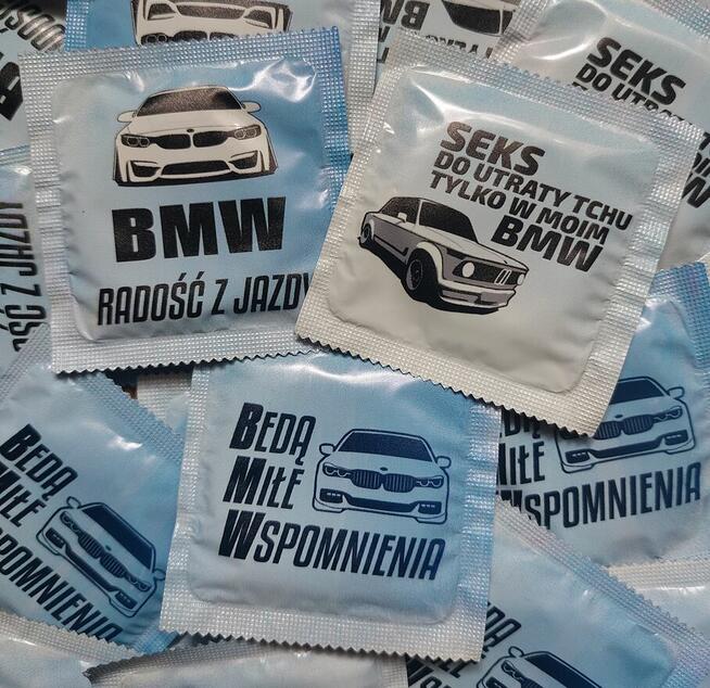 Prezerwatywy BMW - Nadruk BMW na prezerwatywach